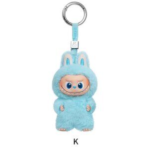 NWT) Labubu 💙 Keychain Pin For Love Labubu - "K"  Pop Mart pendant